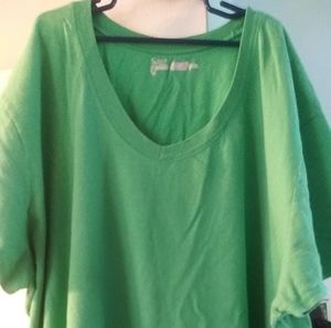 Women's 3X green tee